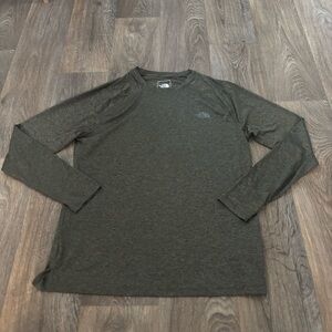 The North Face Hyperlayer LS Shirt Black Heather Lightweight Athletic Men’s Med